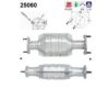 MAZDA B6EW20600 Catalytic Converter